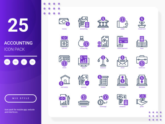 Accounting Icon Pack Graphics and Icons Review
