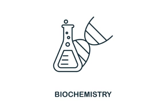Biochemistry Icon Graphics and Icons for Editorial Use