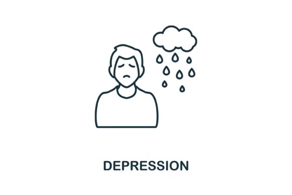 Depression Icon Graphics and Icons Review