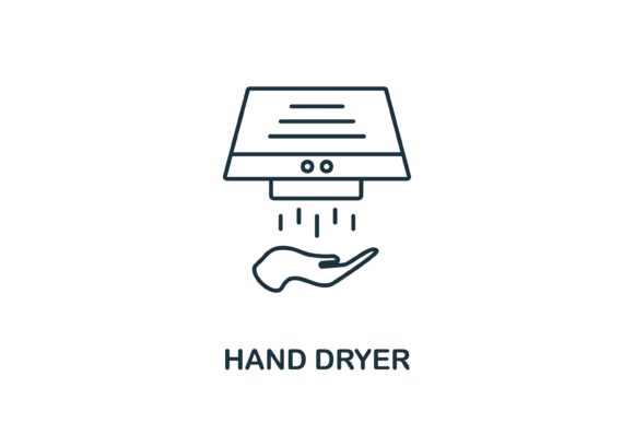 Hand Dryer Icon Graphics Review
