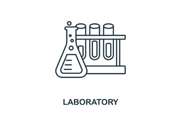Laboratory Icon Graphics and Icons Review