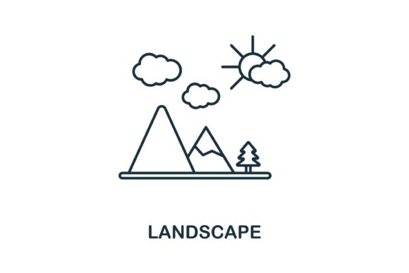 Landscape Icon Graphics Review for Icons