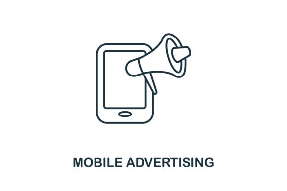 Mobile Advertising Icon Graphics and Icons Review