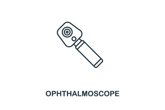 Ophthalmoscope Icon Graphics and Icons Review