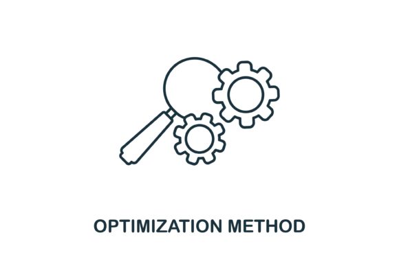 Optimization Method Icon Graphics and Icons Review