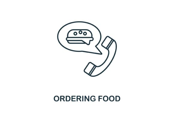 Ordering Food Icon Graphics and Icons Review