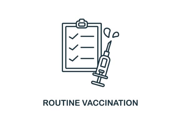 Routine Vaccination Icon Embroidery Review
