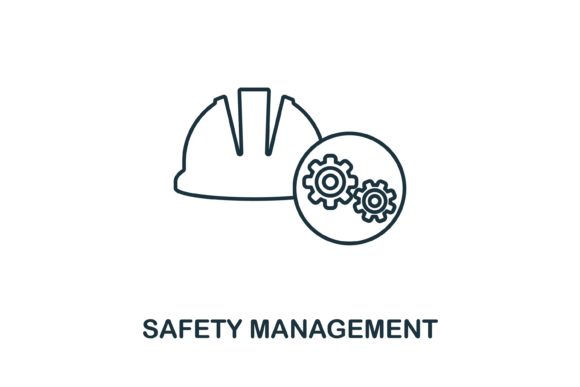 Safety Management Icon Graphics and Icons Review