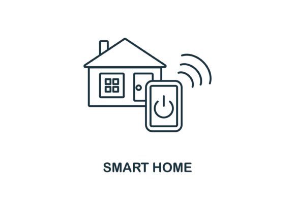 Smart Home Icon Graphics for Modern Design Projects