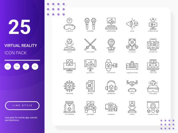 Virtual Reality Icon Pack: Modern Graphics for Icons